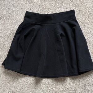Chic Black Skater Skirt